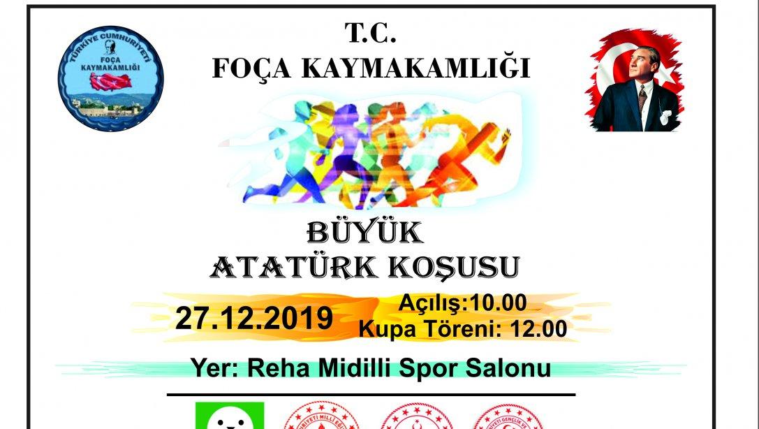 Büyük Atatürk Koşusu Yarın Reha Midlli Spor Salonu'nda
