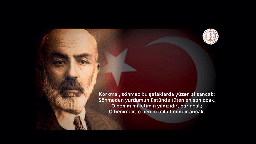  İstiklal Marşı'nın Kabulü ve Mehmet Akif Ersoy'u Anma Günü ''Slogan Yarışması''