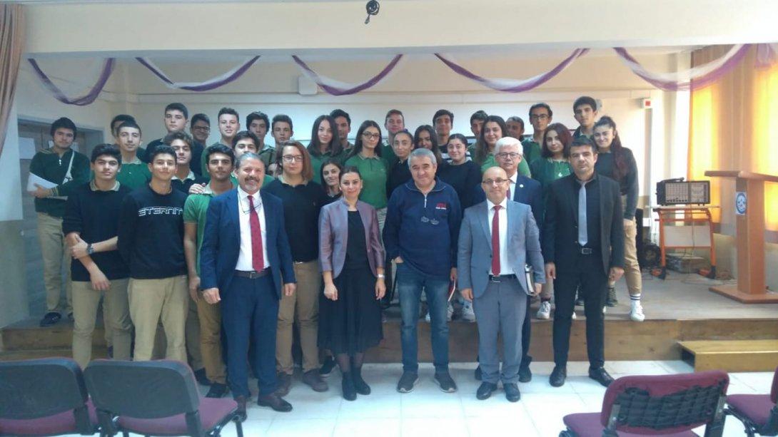 Cemil Midilli MTAL  Yenilenebilir Enerji Bölümü Öğrencilerini  Didem ÜŞENMEZ ve Ömer TORUN ziyaret etmişlerdir.